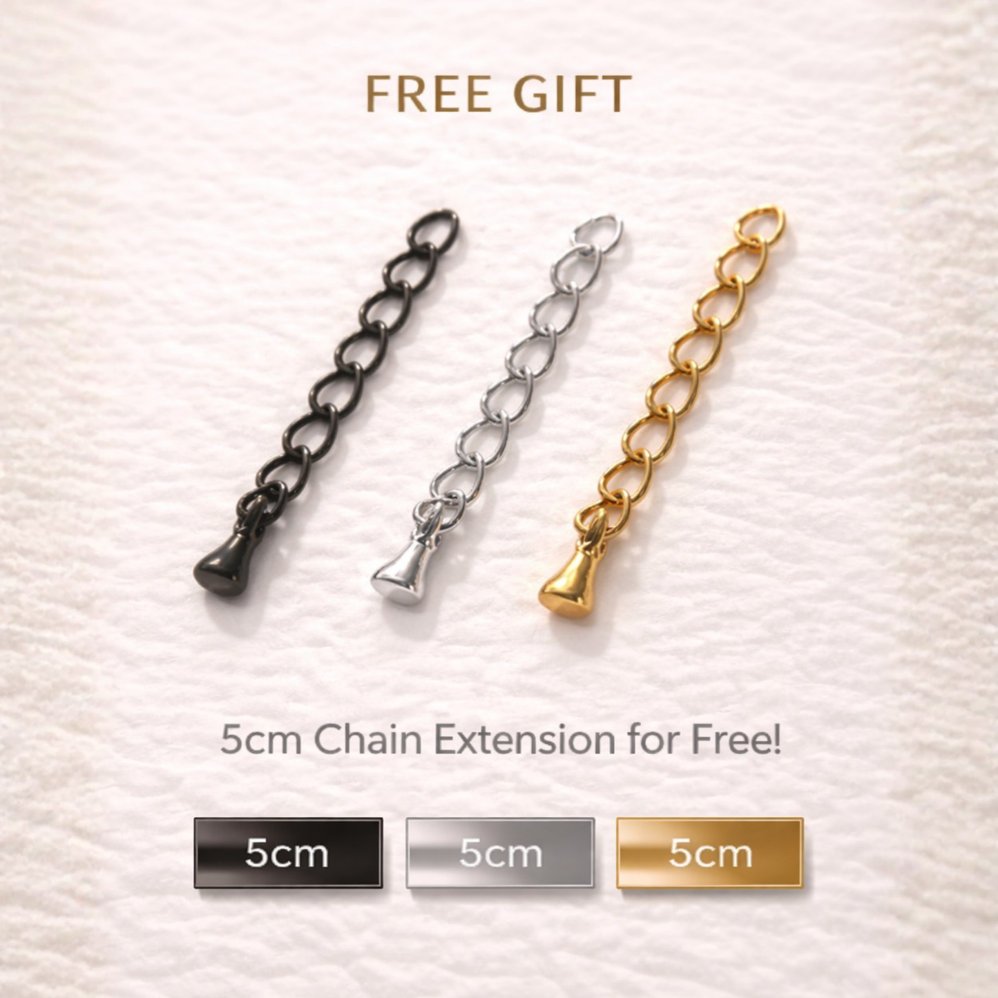 Extensión de pulsera - 5cm